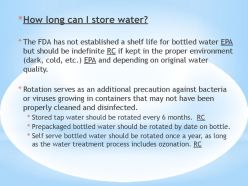 rotate water storage