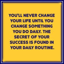 latterdaypreparedness.com Secret of Success is in daily routine